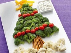 vegtable christmas tree